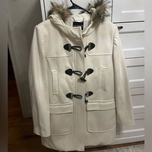 Cream colored Express coat